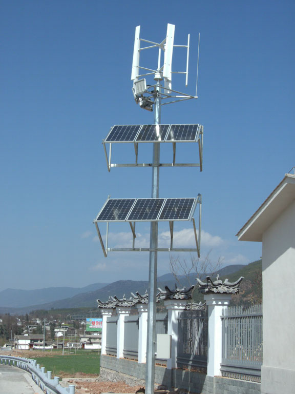 风光互补供电系统/太阳能监控供电系统/太阳能供电设备价格