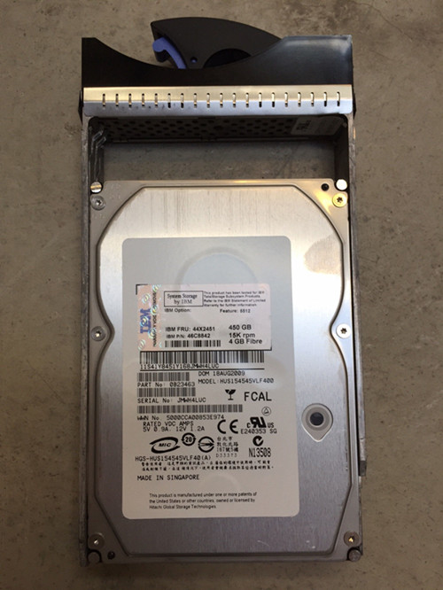 IBM 5416 44X2451 44X2450 450G 15K FC DS4700 硬盘