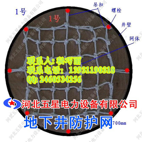 道路防坠网（地下井防坠网）安装的意义？60cm地下井防坠网视频