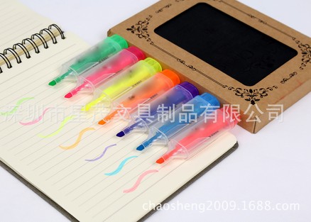 日韩文具批发 彩色记号笔 香味萤光笔 糖果荧光笔 highlighter