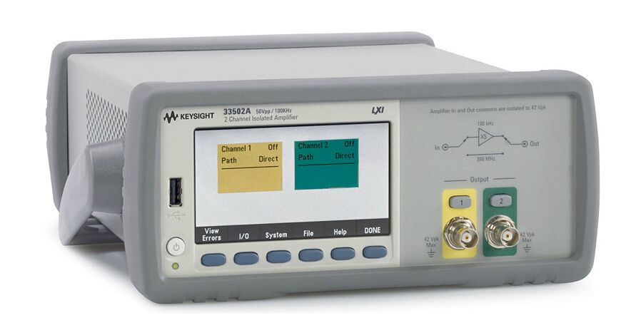 Keysight 33502A 绝缘放大器――2 通道，50 Vpp