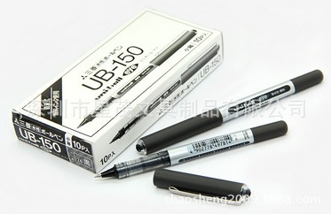 三菱签字笔UB-150水笔 可透视窗走珠笔 三菱中性笔UM-150 0.5MM