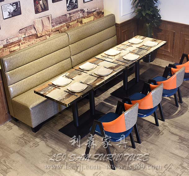 深圳高档茶餐厅专用防火板餐桌 欢迎来图定制