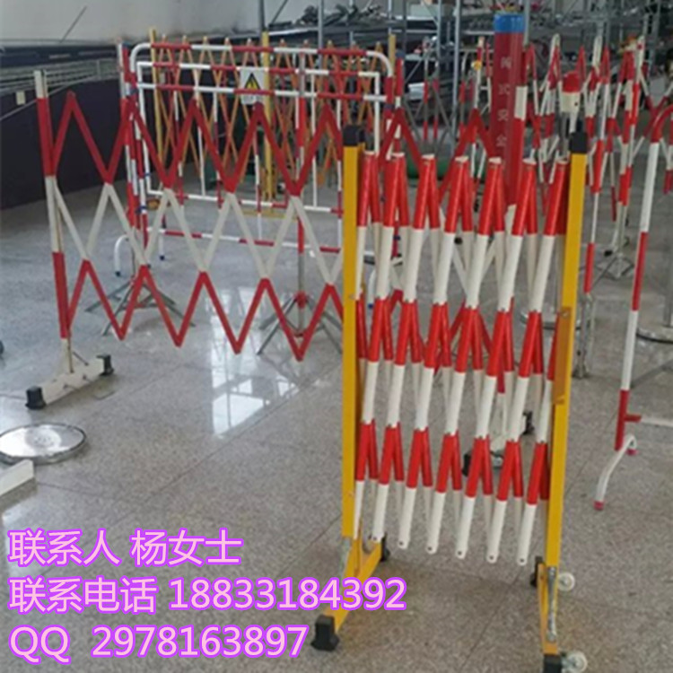 北京厂家供应玻璃钢管式伸护栏 便携式伸缩护栏产品特点优势