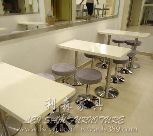 深圳各款式茶餐厅西餐厅快餐店 防火板餐桌椅组合款式随你定做