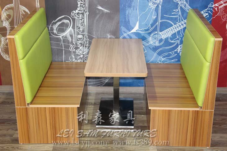 坂田茶餐厅 中西餐厅卡座餐厅、板式卡座沙发定制直销