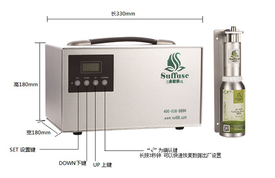 杭州黄龙大酒店使用的加香设备森馥雅SF-9002酒店加香机