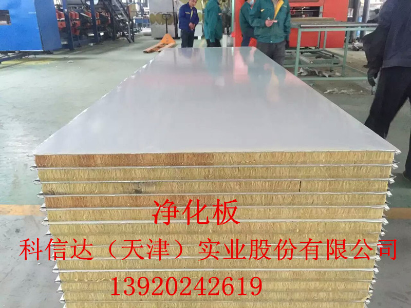 科信达（天津）实业公司岩棉净化板，纸蜂窝净化板，净化板工程