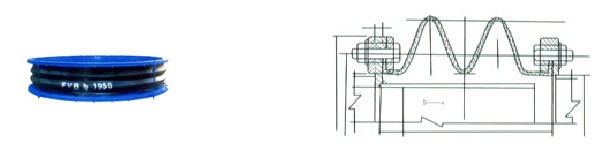 风道橡胶补偿器型号/FVB型风道橡胶补偿器