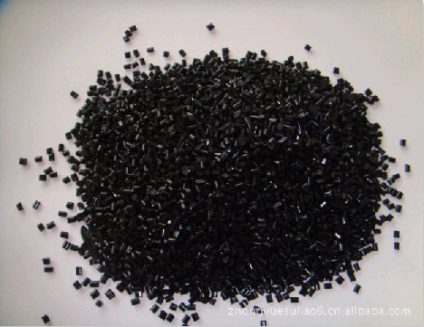 广东现货厂家供应黑色PE纸厂料再生塑料颗粒