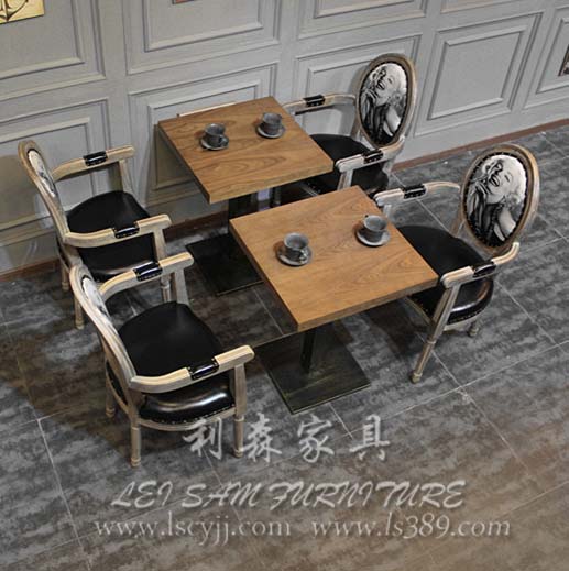 西餐厅餐桌 专业生产餐厅家具配套 深圳餐厅家具厂家