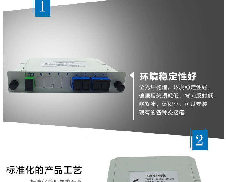 宁波供应PLC插片式1分16光分路器价格电议