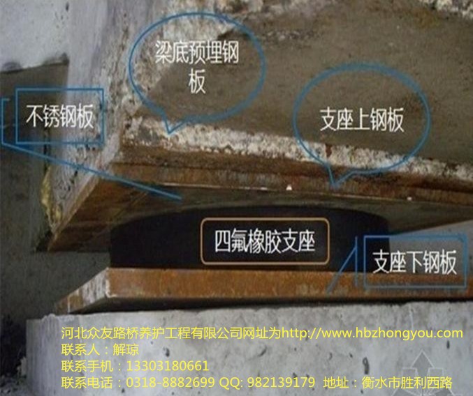 河北衡水众友路桥养护工程公司桥梁橡胶支座型号	