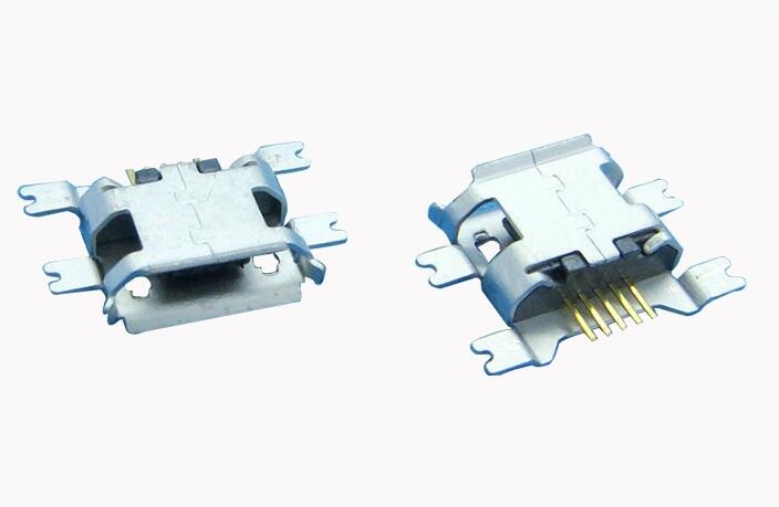 沉板Micro usb母座/四脚迷你安卓手机Micro usb母座