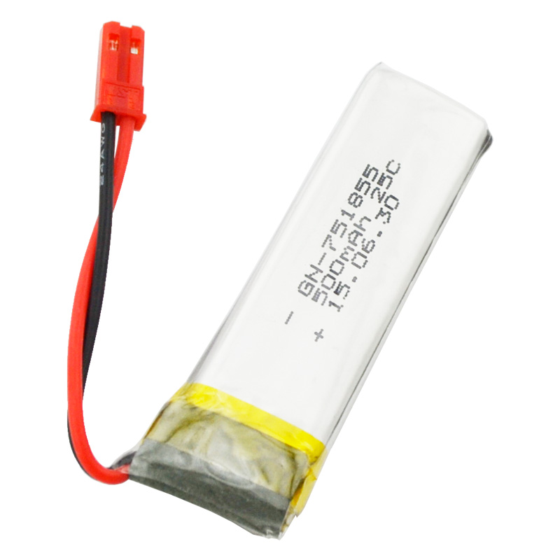 高倍率聚合物锂电池751855 3.7V 550mAh 25C遥控玩具电池