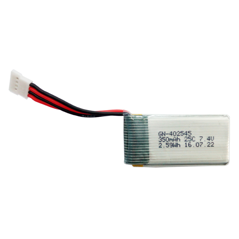 电动玩具电池402545 7.4V 350mAh 35C遥控模型电池