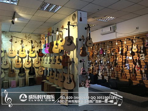  广州哪里有新手入门古典吉他卖，成乐时代琴行，星辰吉他经销专卖