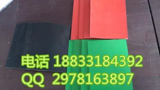 耐高温工业橡胶板 高弹力耐磨防滑带螺纹绝缘橡胶板 红色地胶