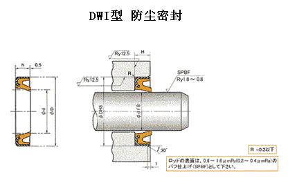 DWI型日本NOK液压外露防尘密封圈