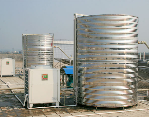 成都商用空气能热泵热水器机组安装