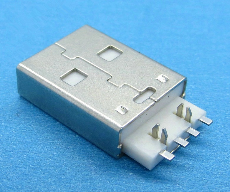 USB公头/短体（鱼叉脚）一体式USB公头连接器
