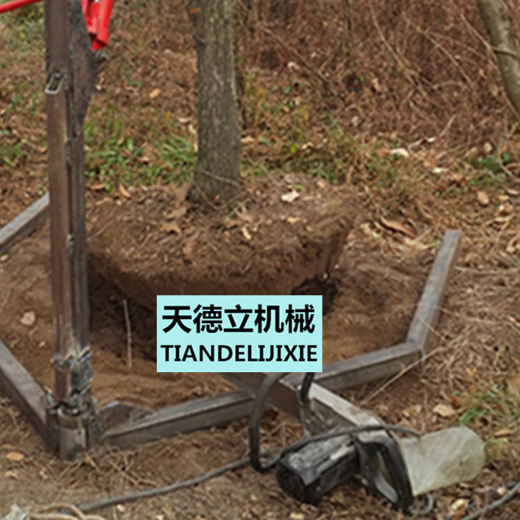  2.2KW链条式挖树机  苗木断根机 电动起树机   
