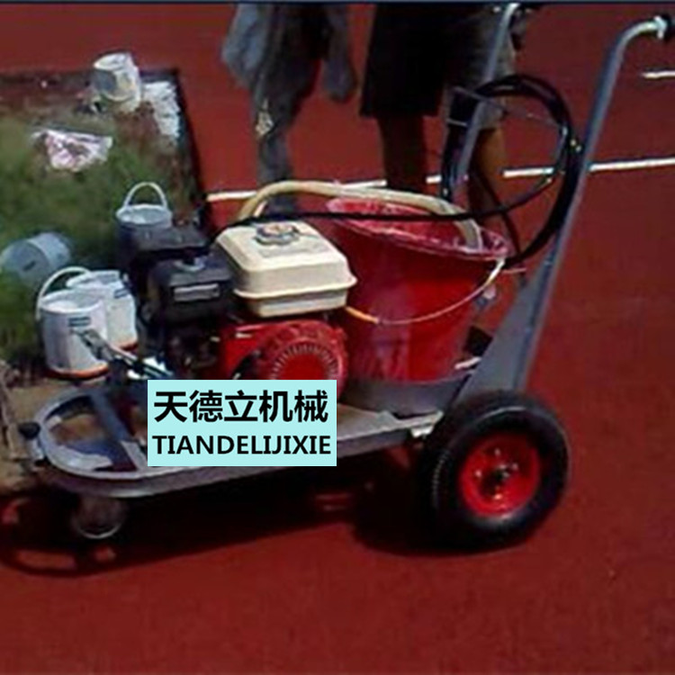 本田汽油机塑胶跑道划线机  5公分专业塑胶跑道划线机