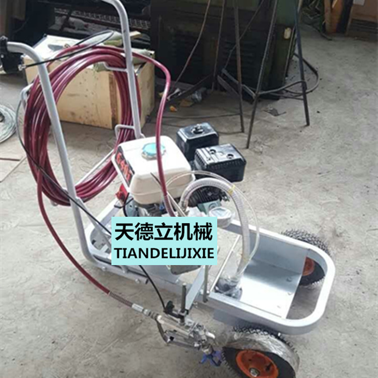 本田汽油机单枪划线机  冷喷隔膜泵划线机