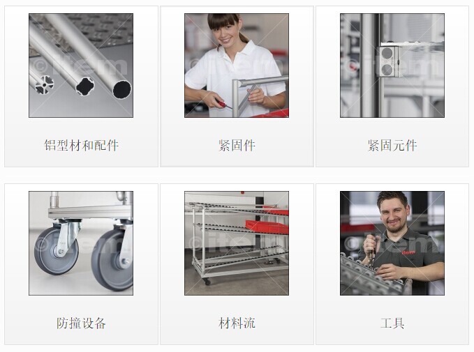 德国item工业铝型材D30精益管系统 经销商上海珏斐