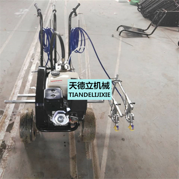 双枪马路划线机  双枪斑马线划线机