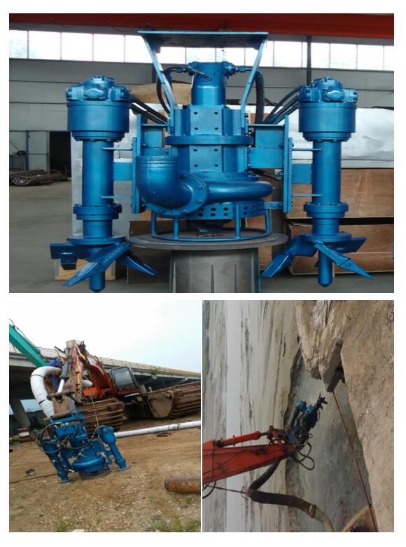 新疆河道液压清淤泵-挖掘机专用清淤泵