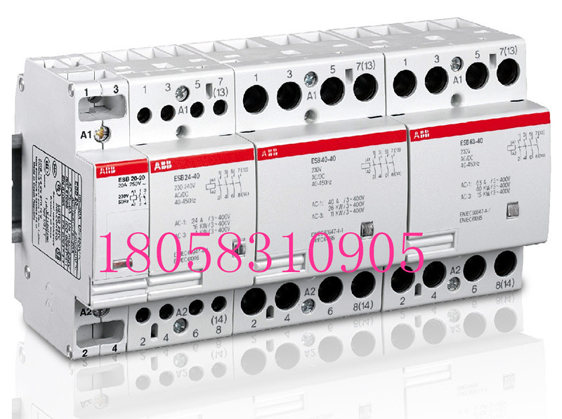 优质供应 ABB交流接触器 ESB40-40建筑用接触器AC交流