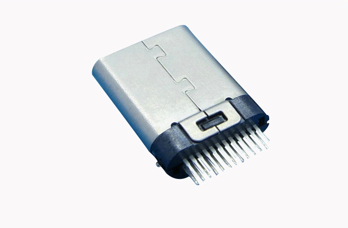 USB3.1Type-C 公头(夹板无脚间距0.8）