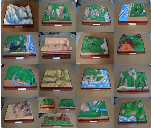地理模型 地动仪模型 地球仪模型 长城模型 火山模型
