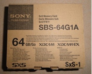 SONY SBS-64G1a SxS存储卡 PMW-EX1R EX330K EX280摄像机配件正品