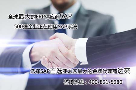 企业ERP系统 就选企业SAP系统 上海达策SAP合作伙伴