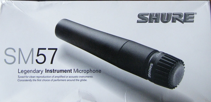 Shure/舒尔 SM57心型指向录音专用动圈式有线麦克风/话筒正品