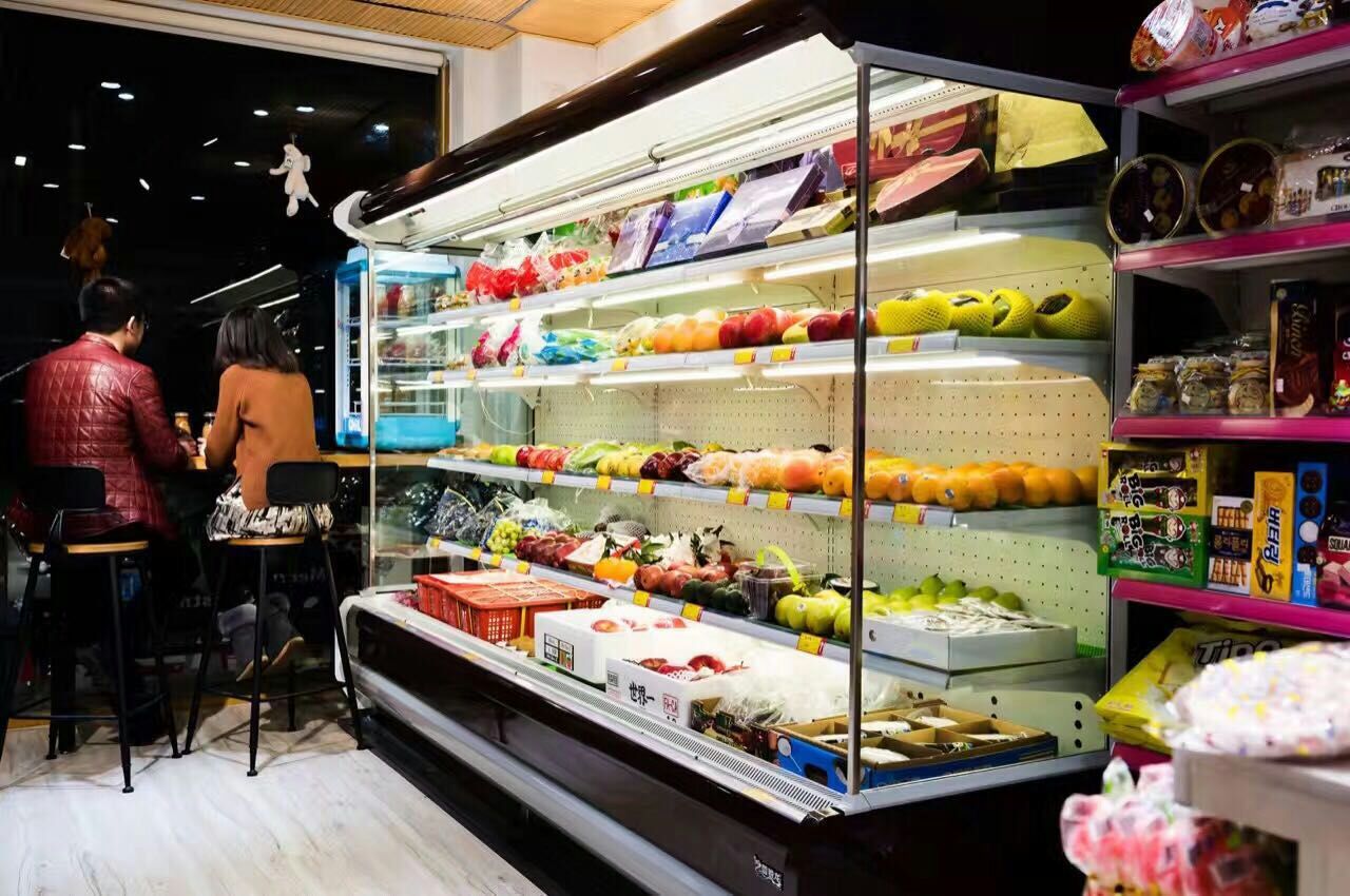 武汉冰柜厂家凌雪制冷水果超市冷柜风幕柜蛋糕柜饮料柜鲜肉柜水果柜