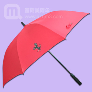 【防紫外线雨伞】生产-法拉利红色经典 户外雨伞厂商务雨伞