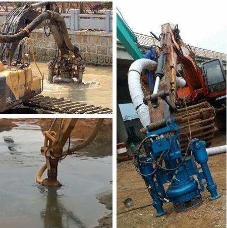 挖机高浓度抽砂泵 耐磨液压砂浆泵 高效清淤泵