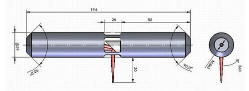 ZLDS100激光位移传感器测量30－85mm管道内径