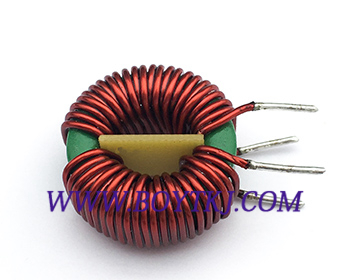 插件共模电感T181007-8MH插脚电感器 套管磁环电感