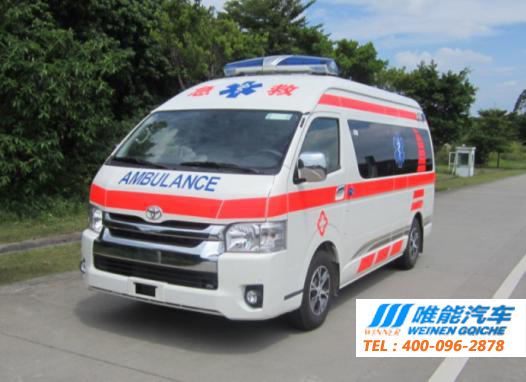 原装进口丰田大海狮高顶汽油监护型救护车    (国Ⅴ自动变速箱)
