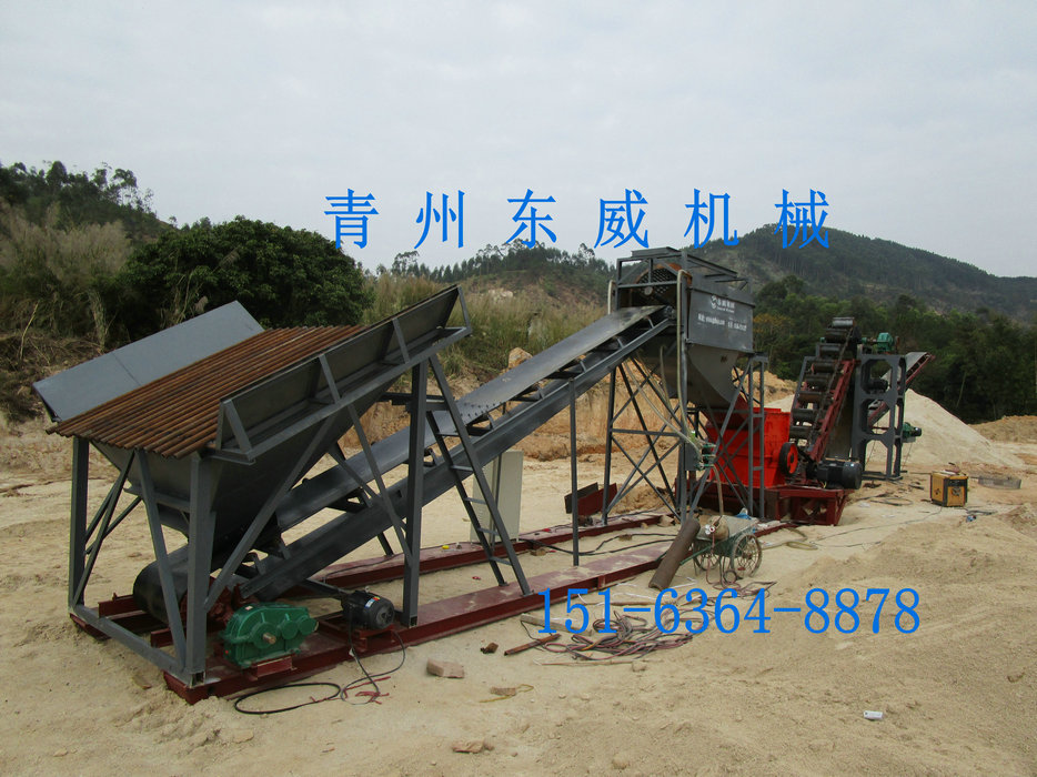 福建DW-SPX150山砂破碎洗沙机定制供应（凤凰卫视）