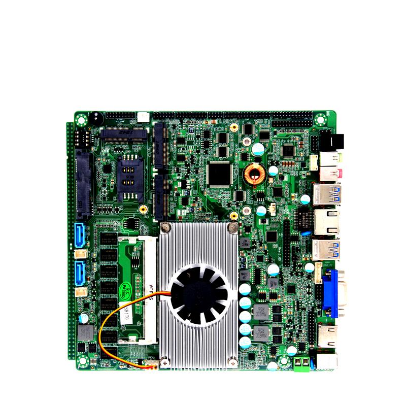 TOP803 mini-itx超薄低功耗工控主板I5 4200U 集成内存SSD