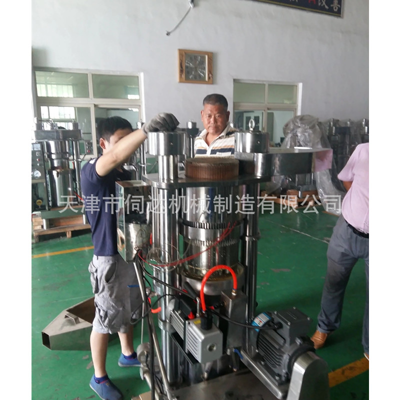 韩国哈那牌全自动液压榨油机商用大型茶籽油压榨机加工设备