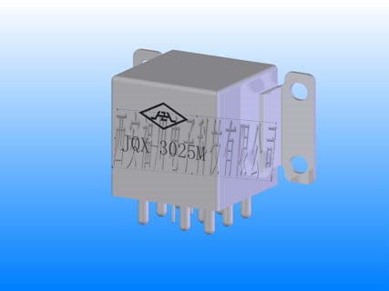 JQX-3025M型1立方英寸3组转换触点密封电磁继电器