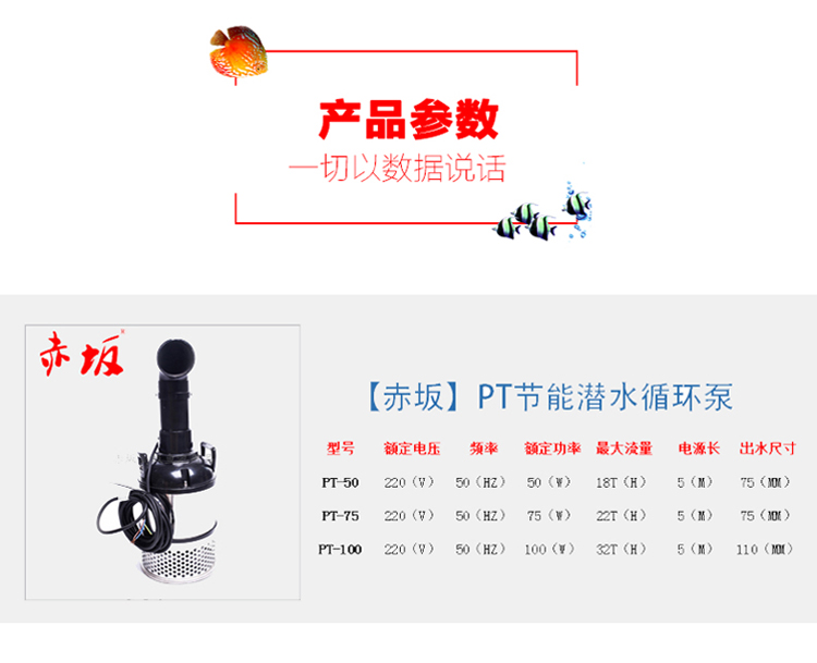 17年东莞赤坂PT系列鱼池水泵潜水泵批发