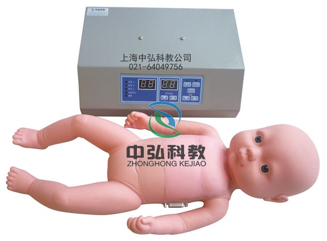 婴儿心肺听诊微电脑模拟人，新生儿心肺听诊电脑模拟人
