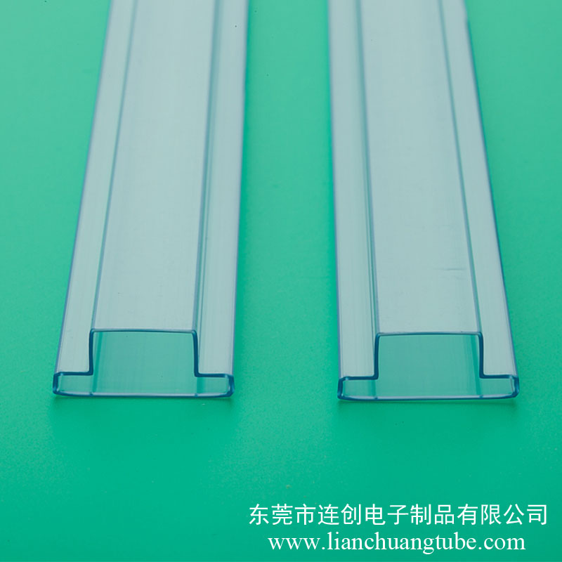 东莞厂家定制防静电值稳定led铝基板吸塑管不卡料梅花基板led包装管价格
